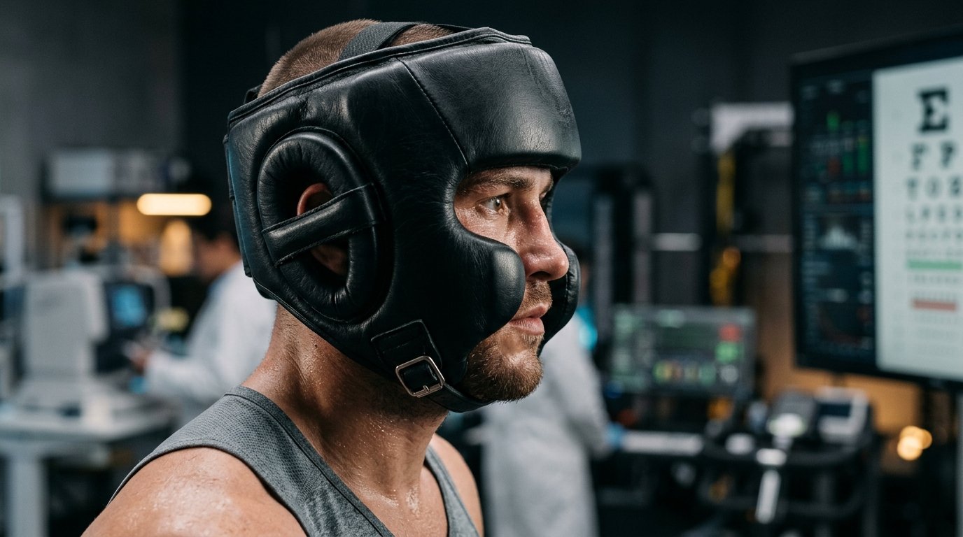 Boxing Headguard Vision Field and Fit Testing