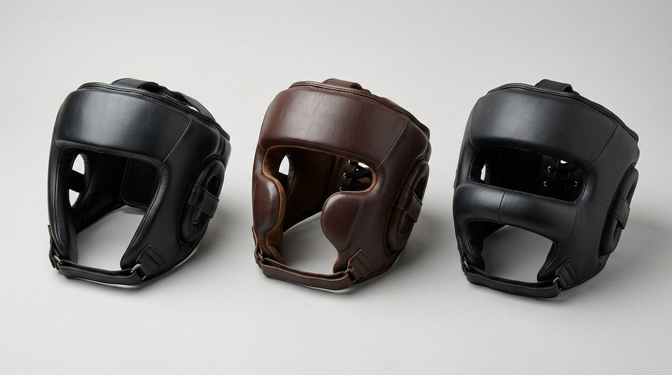 Comparison of Boxing Headguard Styles Open Face Cheek Protection Bar Guard