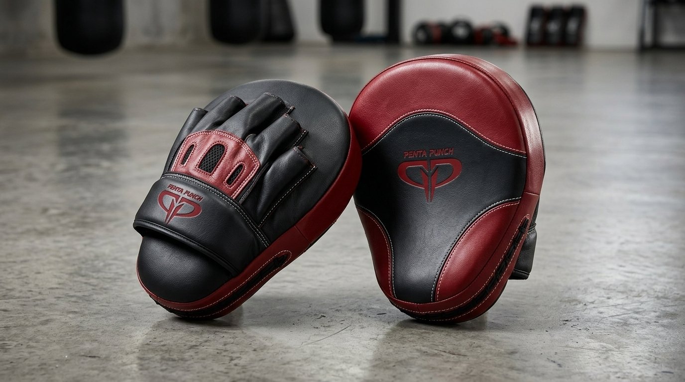 Curved focus pads showing ergonomic palm ball and wrist support