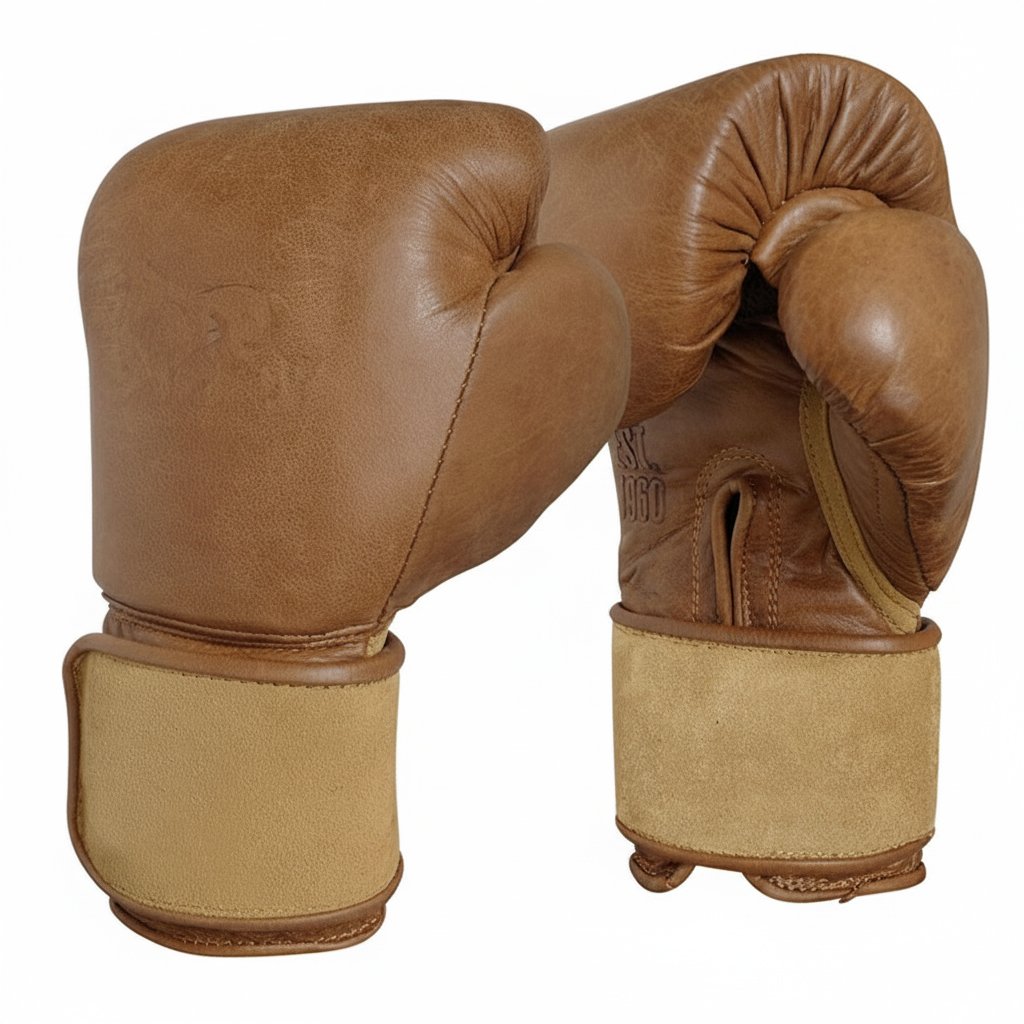 bg-025-1.jpg Vintage Professional Leather Boxing Gloves - Image 1