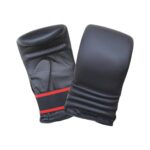 Vintage Style Leather Bag Mitts for Fitness and Training